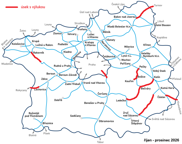 Mapa výluk