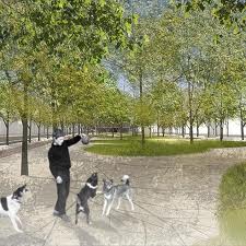 Ukázka návrhu náměstí z dílny a1architects
